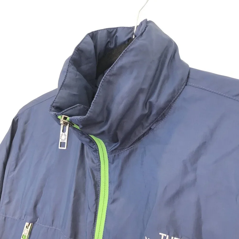 The North Face Mens S Lightweight Waterproof Jacket Packable Hood Zip Pockets